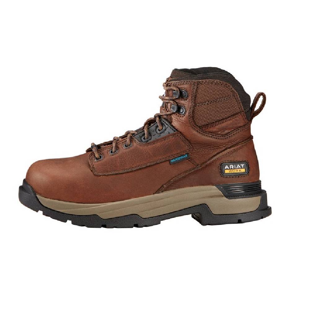 Men's Ariat MasterGrip 6" H2O Briar Brown Composite