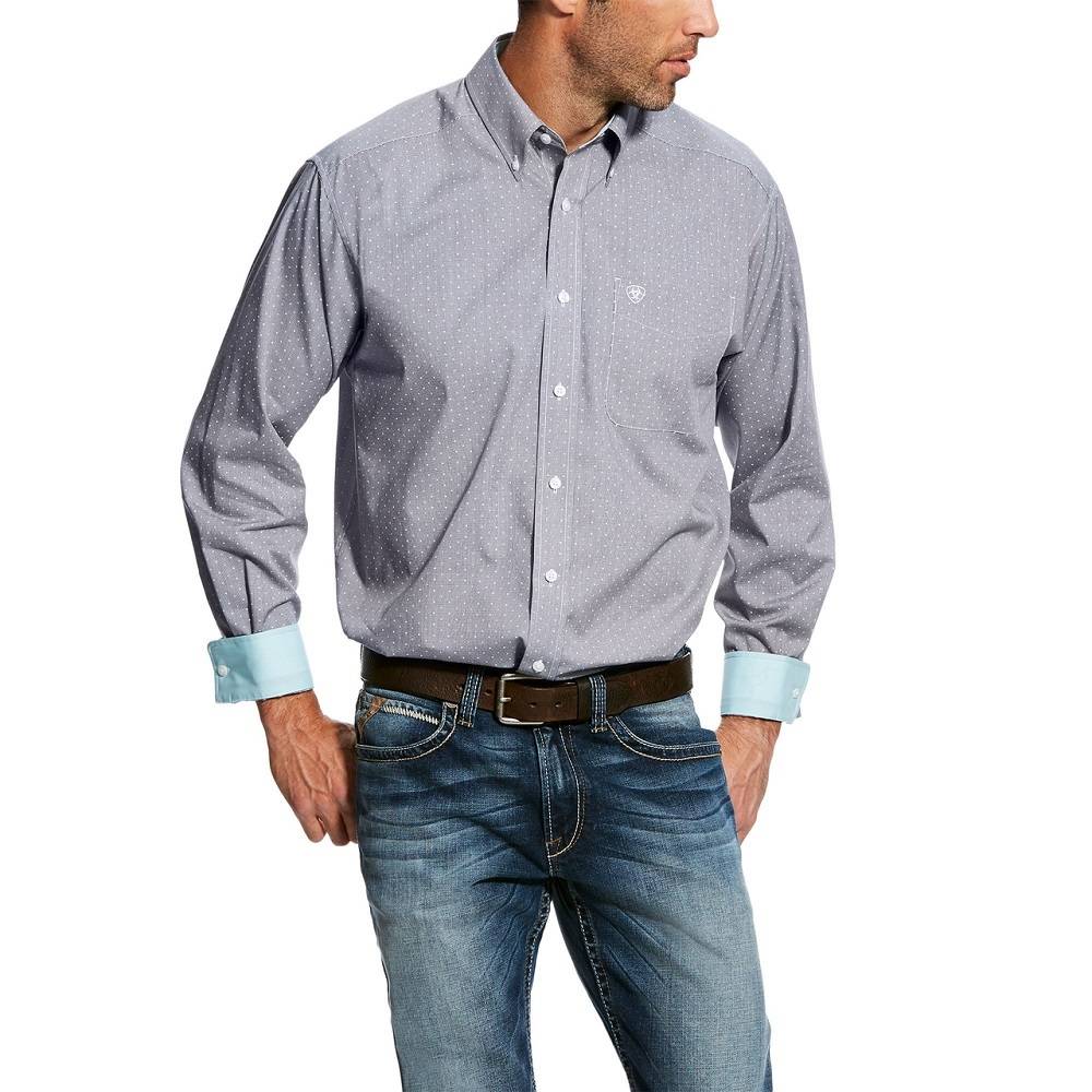 Men's Ariat Wrinkle Free Kaiserman Print Shirt