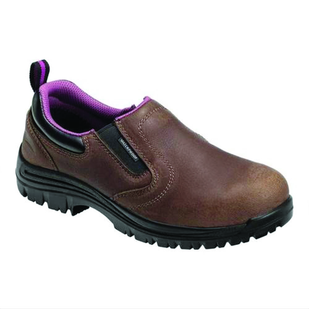 Women's Avenger Brown Slip-On Composite Waterproof