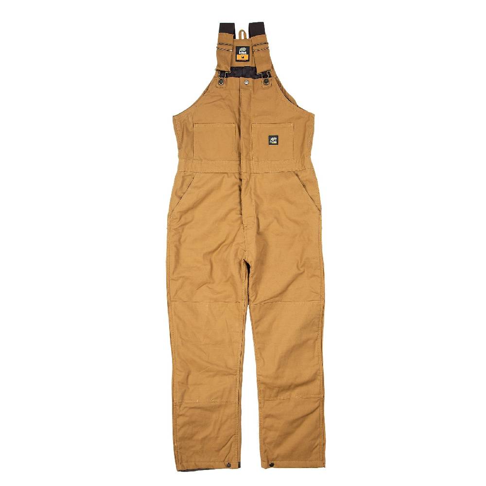 Men's Berne Deluxe Insulated Bib Overall Brown