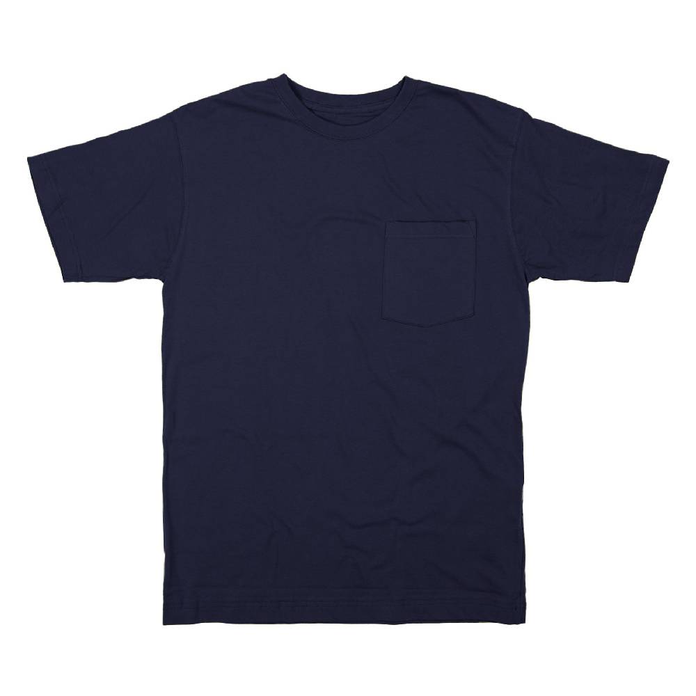 Men's Berne Heavyweight Short Sleeve Pocket Tee Navy