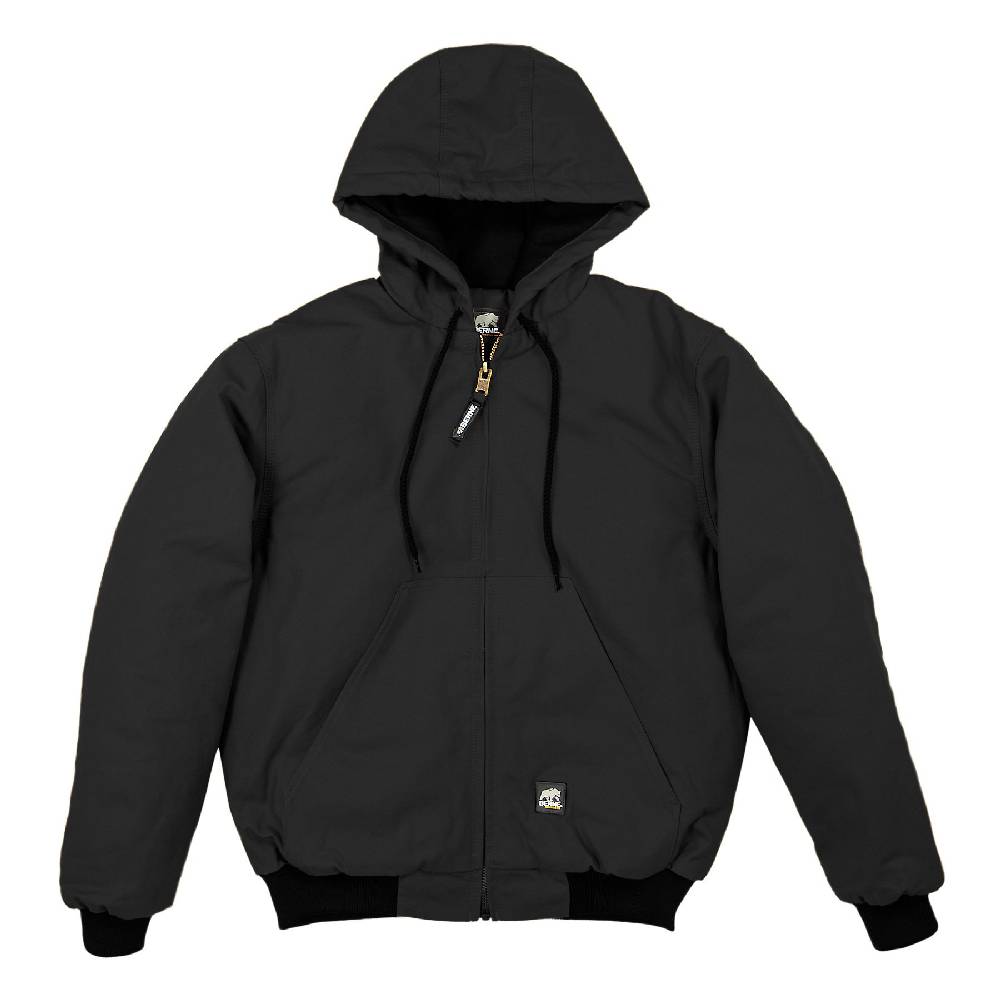 Men's Berne Original Hooded Jackets Black