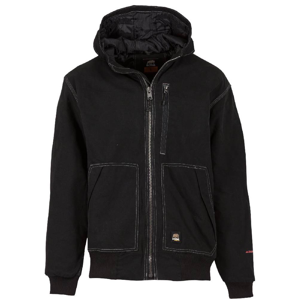 Men's Berne Modern Hooded Jacket Black