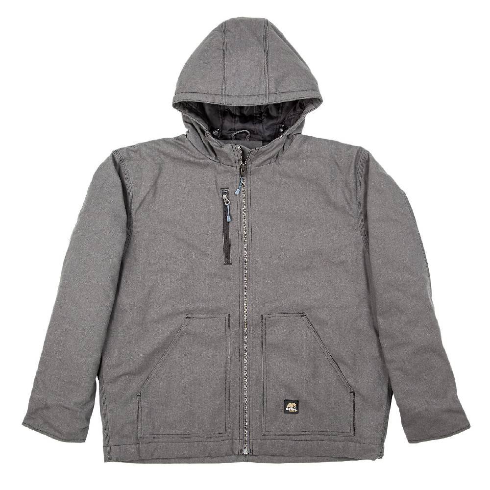 Men's Berne Heathered Modern Hooded Jacket Titanium