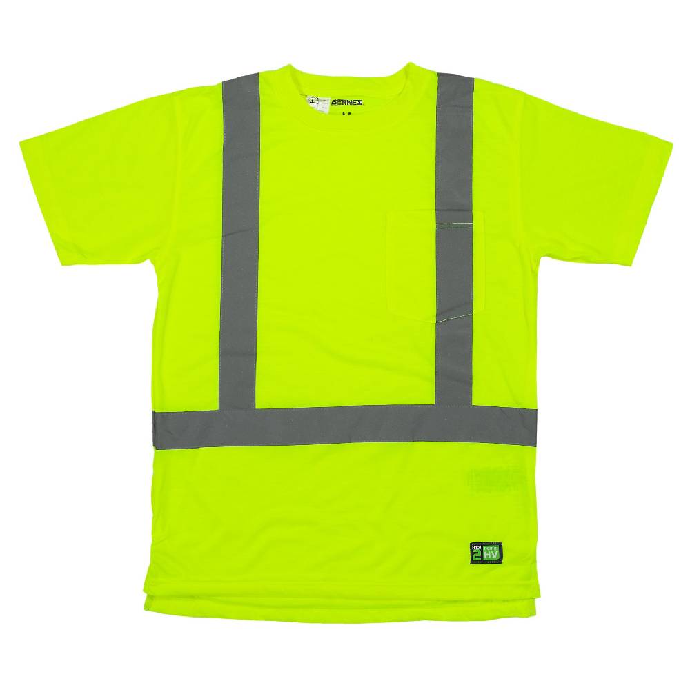 Men's Berne Class 2 Hi-Visibility Short-Sleeve Pocket Tee