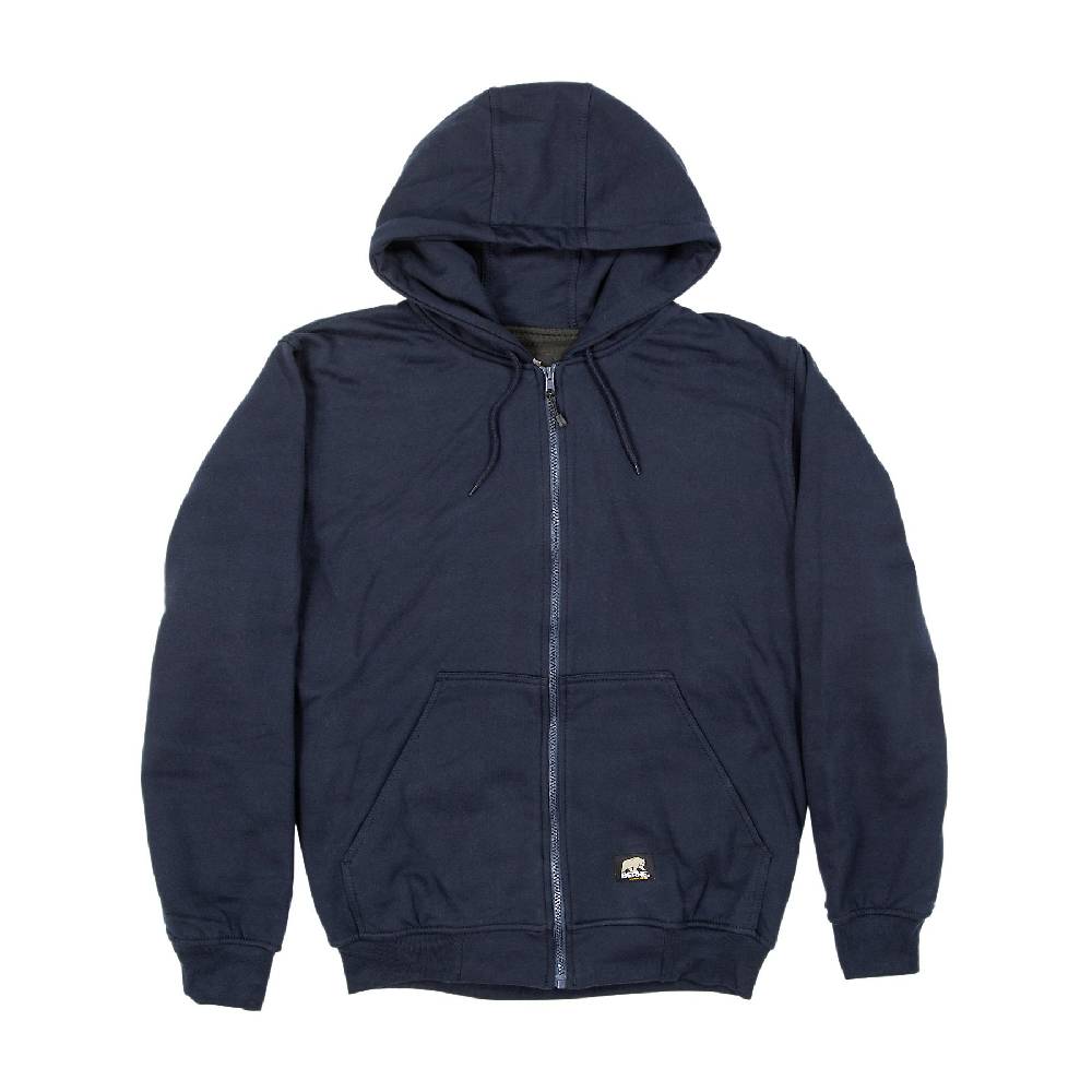 Men's Berne Thermal Lined Hooded Sweatshirt Navy