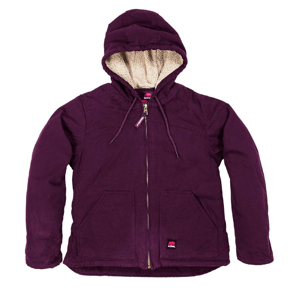 Women’s Berne Softstone Hooded Coat Plum