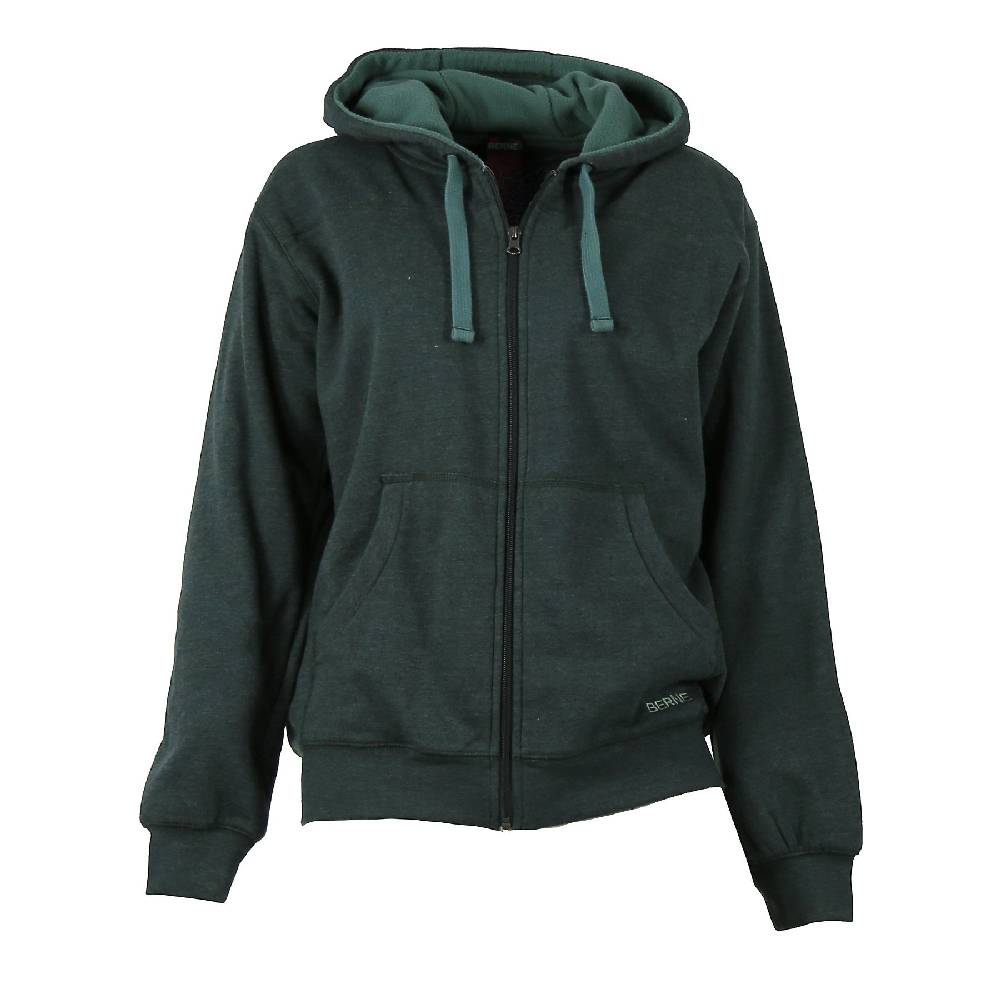 Women's Berne Ladies Fleece Lined Sweatshirt Jade