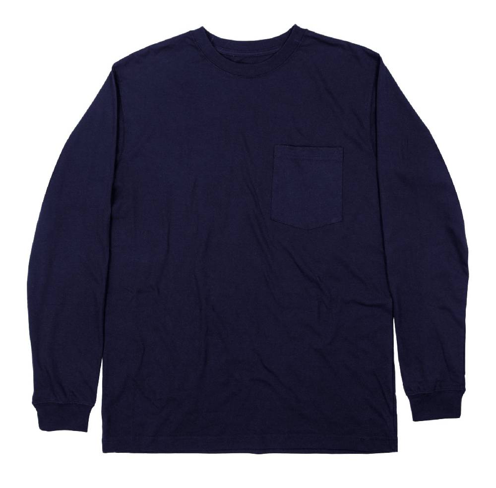 Men's Berne Lightweight Performance Long Sleeve Tee Navy