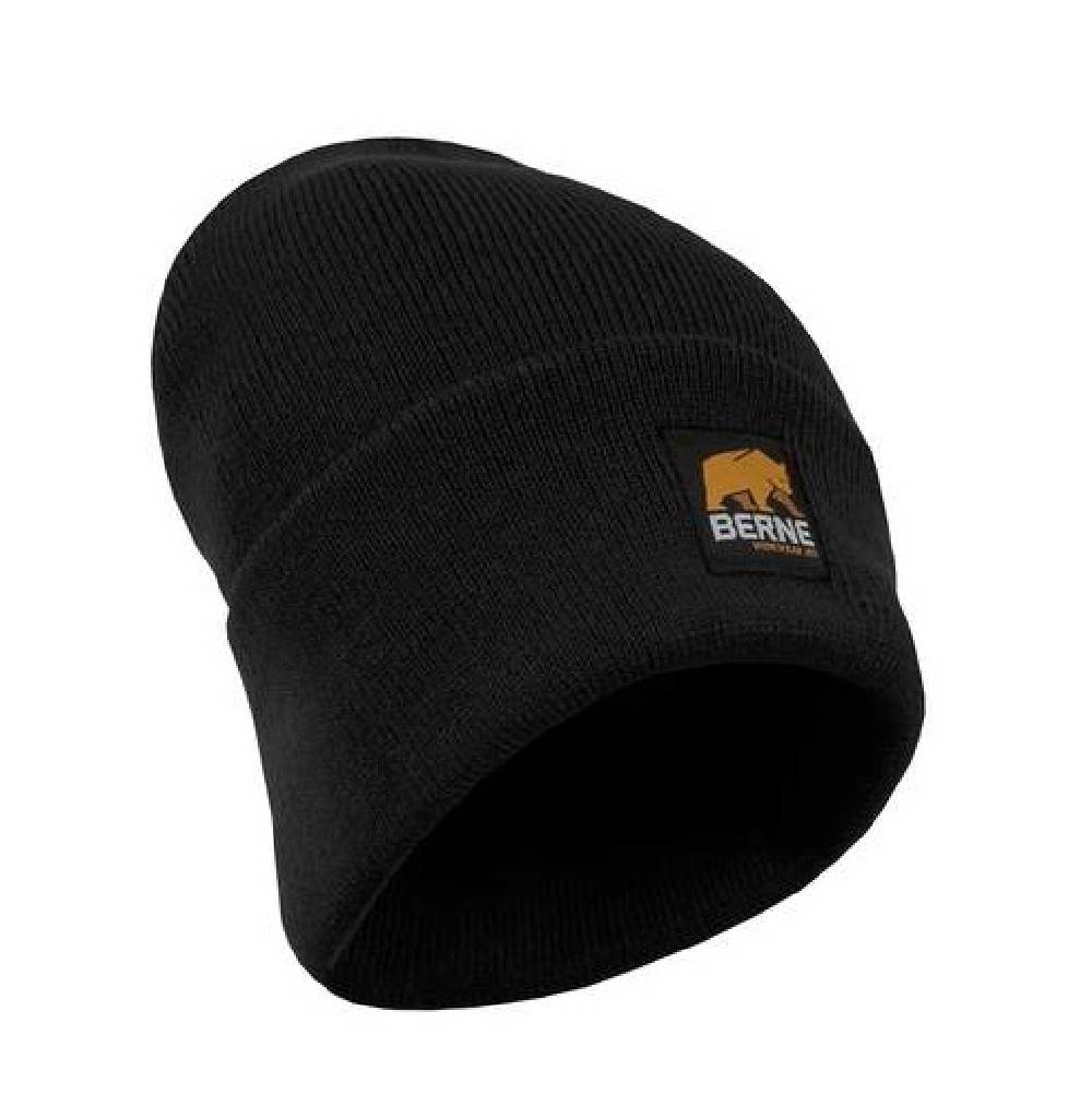 Men's Berne Knit Cuff Cap Black