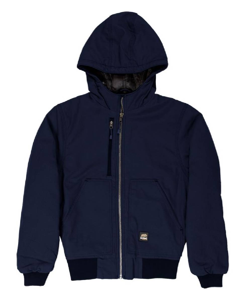 Men's Berne Modern Hooded Jackets Navy