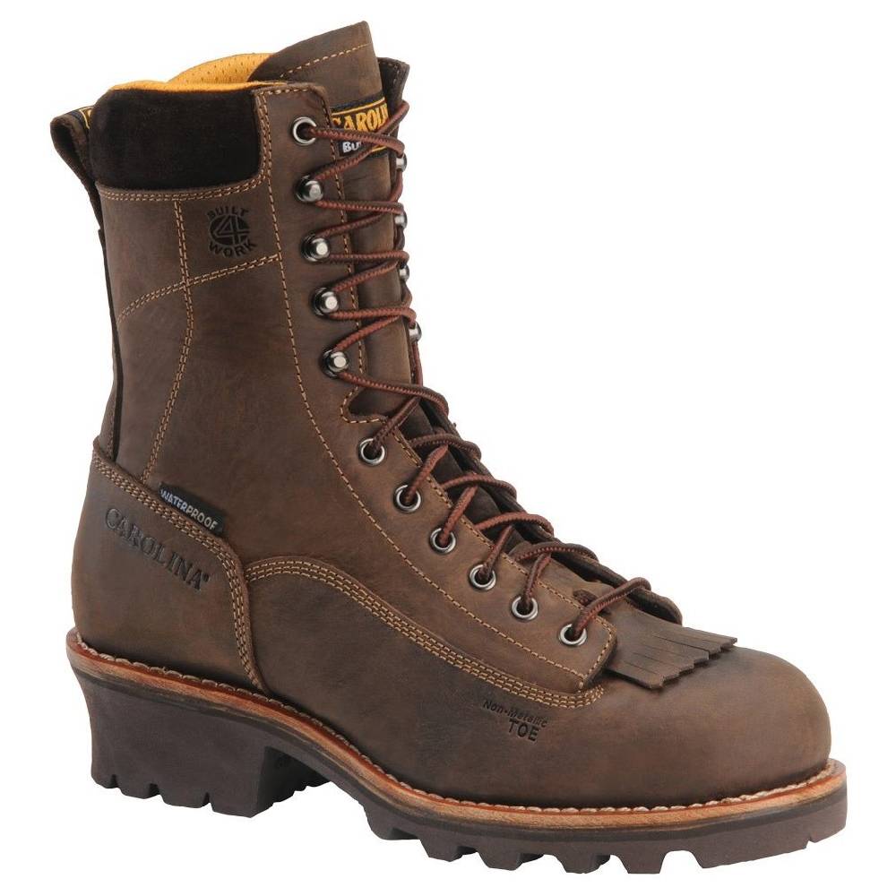 Men's Carolina 8" Waterproof Logger Steel