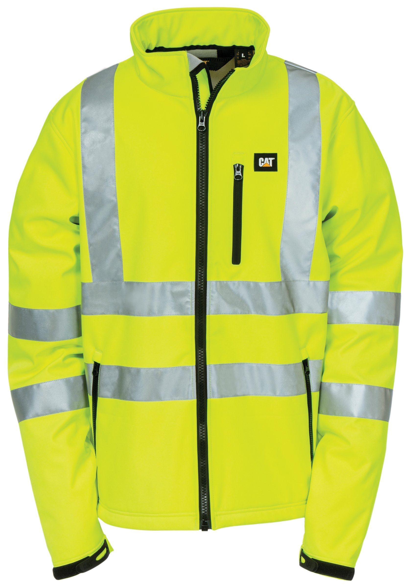 Men's Cat Hi-Vis Soft Shell Jackets