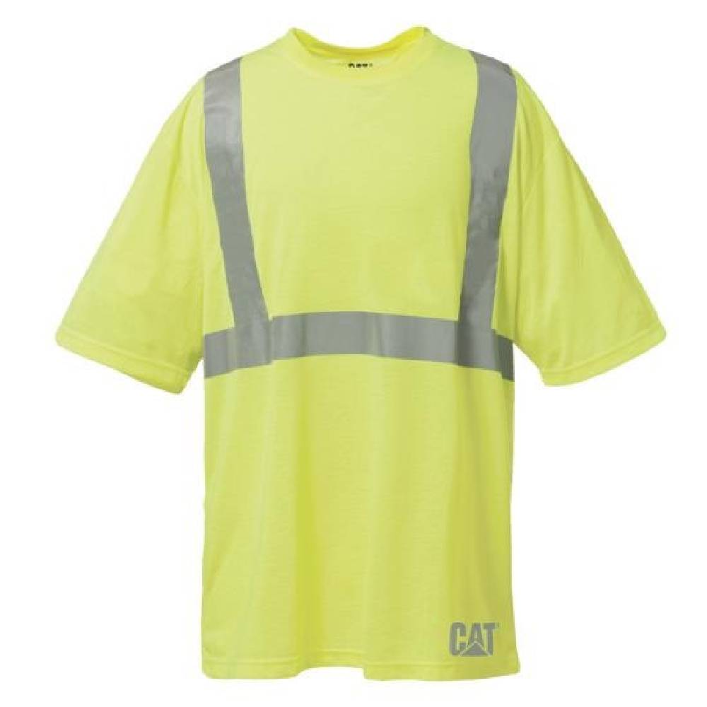 Men's CAT ANSI Class 2 Hi-Vis Performance Tee