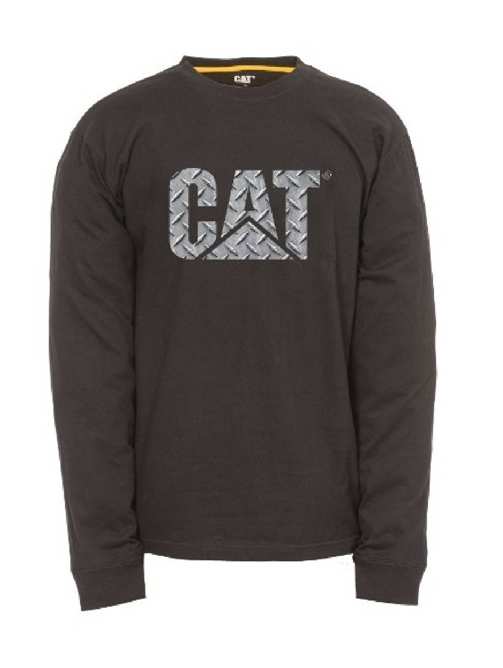 Men's CAT Custom Logo Long Sleeve Work Tee