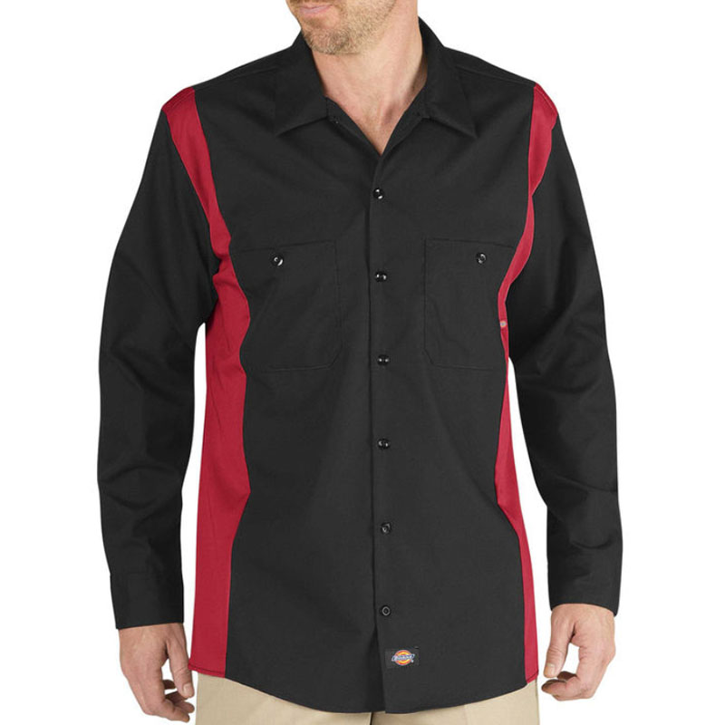 Men's Dickies Industrial Color Block Long-Sleeve Shirt