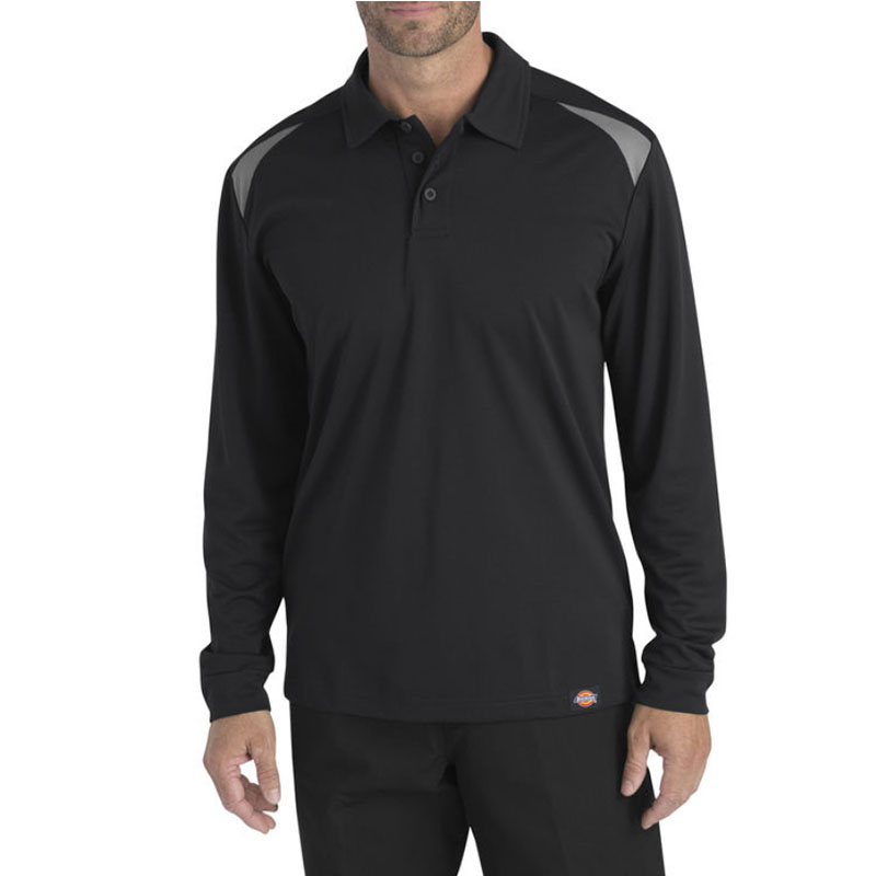 Men's Dickies Team Performance Long-Sleeve Polo Shirt