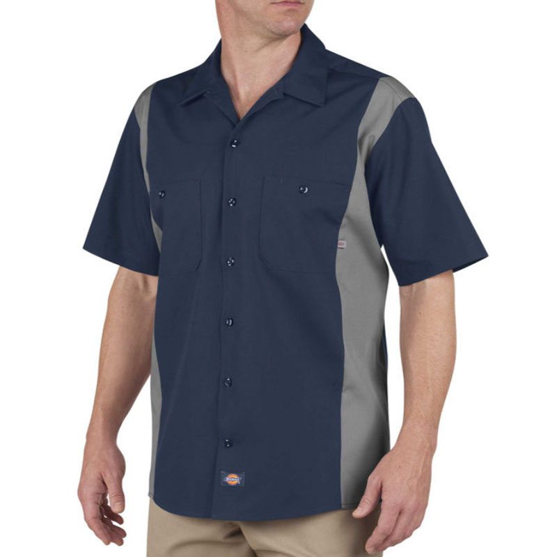 Men's Dickies Industrial Color Block Short-Sleeve Shirt