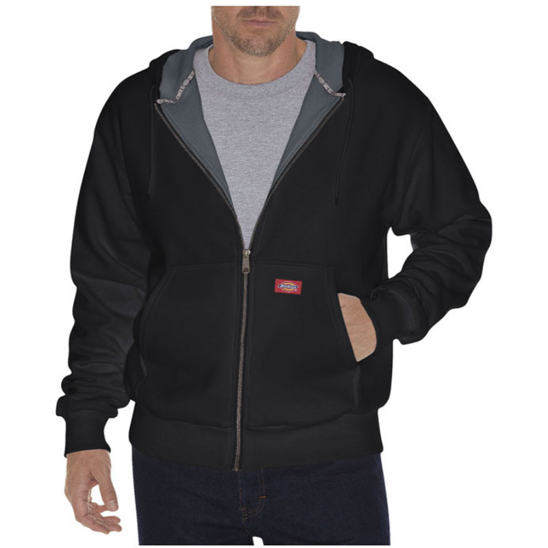 Men's Dickies Thermal Lined Zip Hooded Sweatshirt