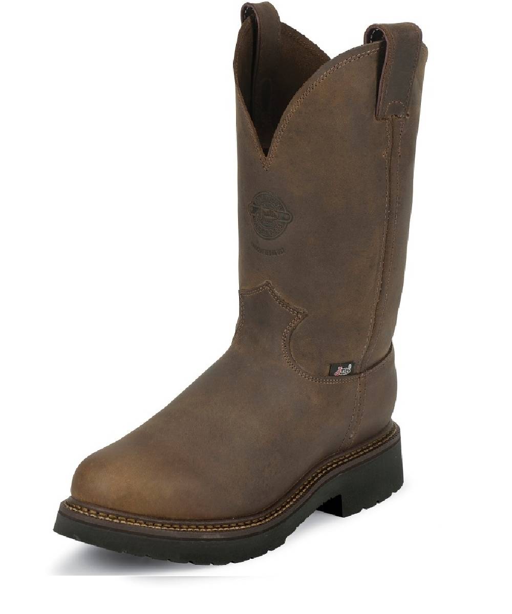 Men's J-Max Pull on Steel Toe Made in the USA EH Boot