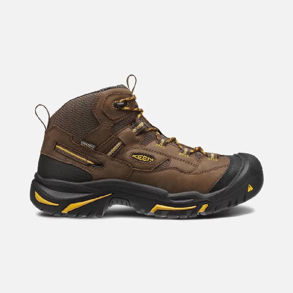 Men's Keen Utility Braddock Mid Waterproof Steel Boot