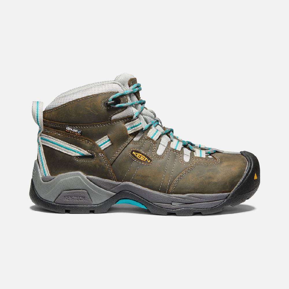 Women's Keen Utility Detroit Mid Waterproof Steel