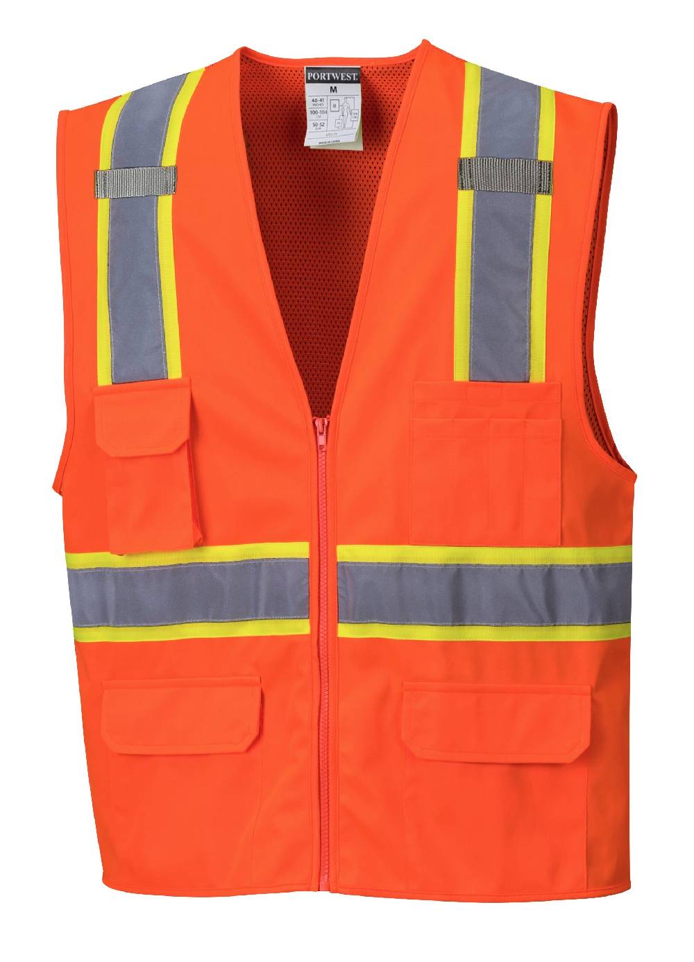 Men's Portwest Jackson Contrast Hi-Vis Vest