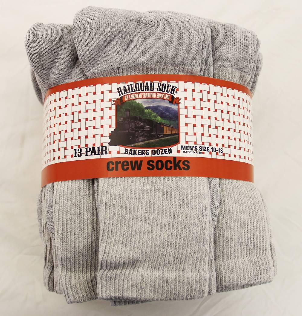 Men's Railroad Socks Baker Dozen