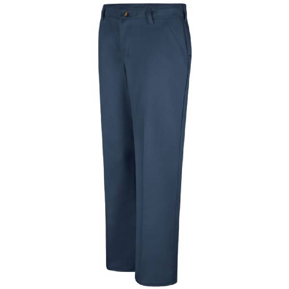 Women's Red Kap Plain Front Cotton Pant Navy