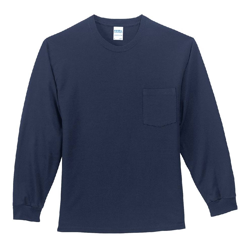 Port & Company Essential Pocket Long Sleeve Tee