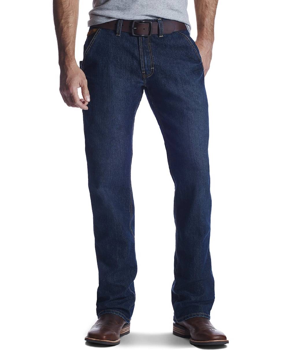 Men's Ariat Rebar M4 Workhorse Relaxed Fit Carpenter Jean