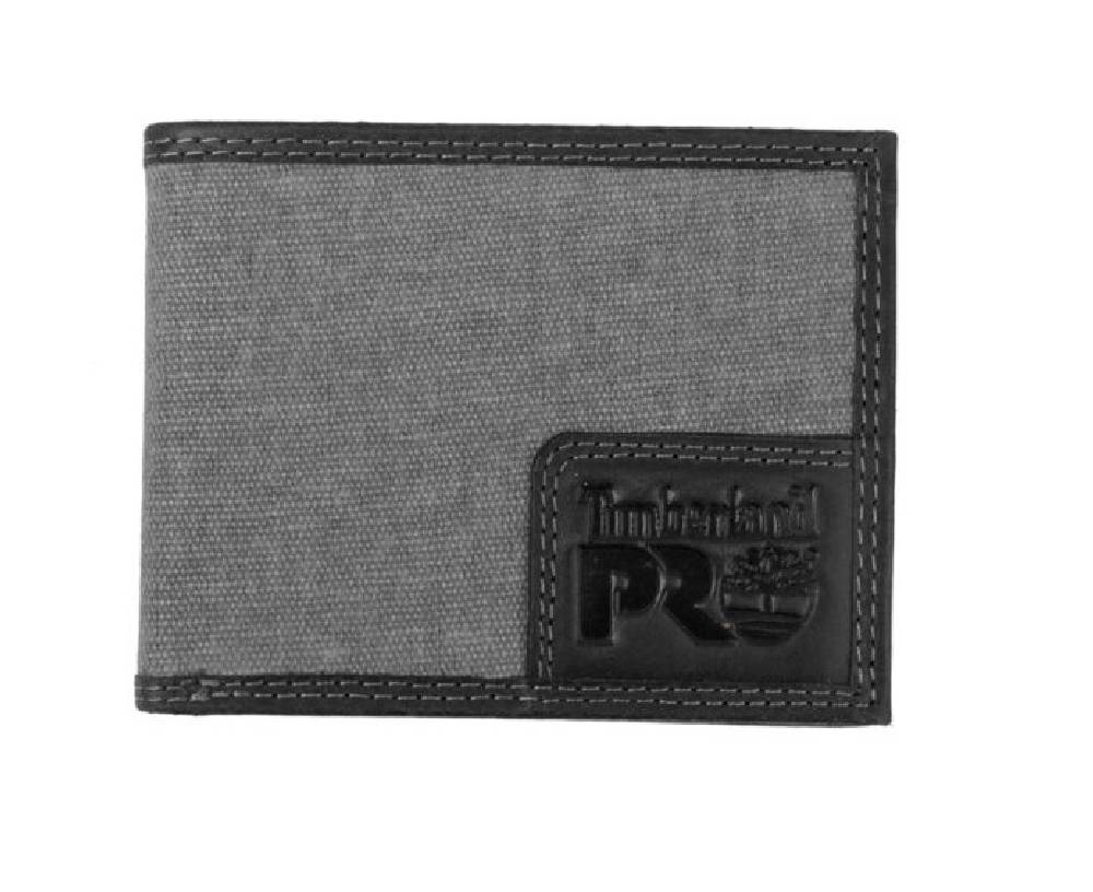 Timberland Pro Whitney Wallet Bifold With Back ID Charcoal