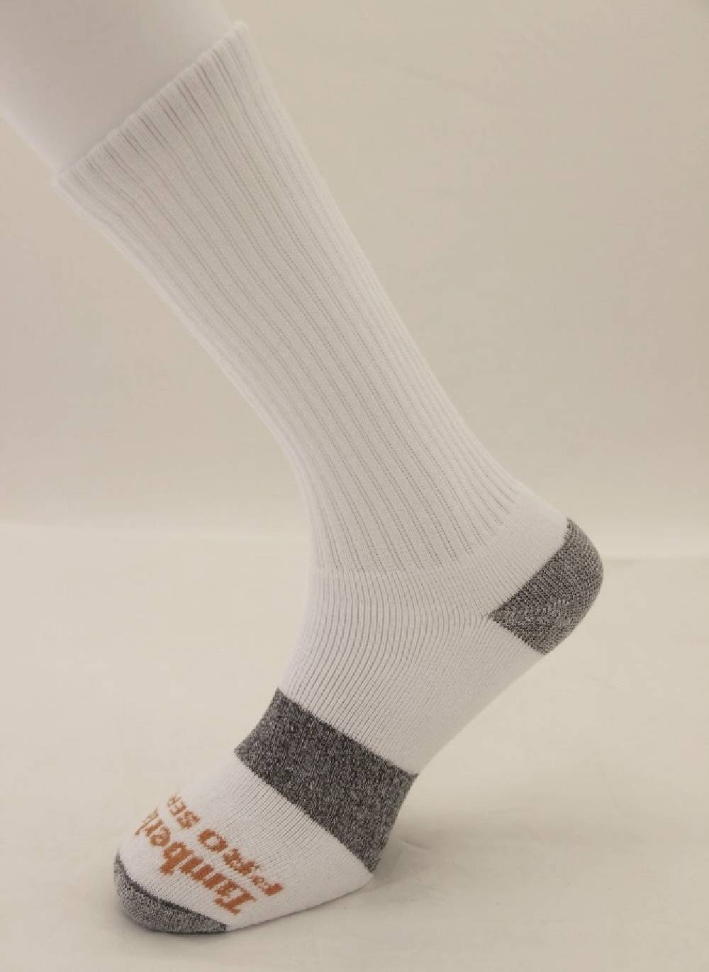 Timberland Pro Padded Footbed Crew Sock 3 Pack White