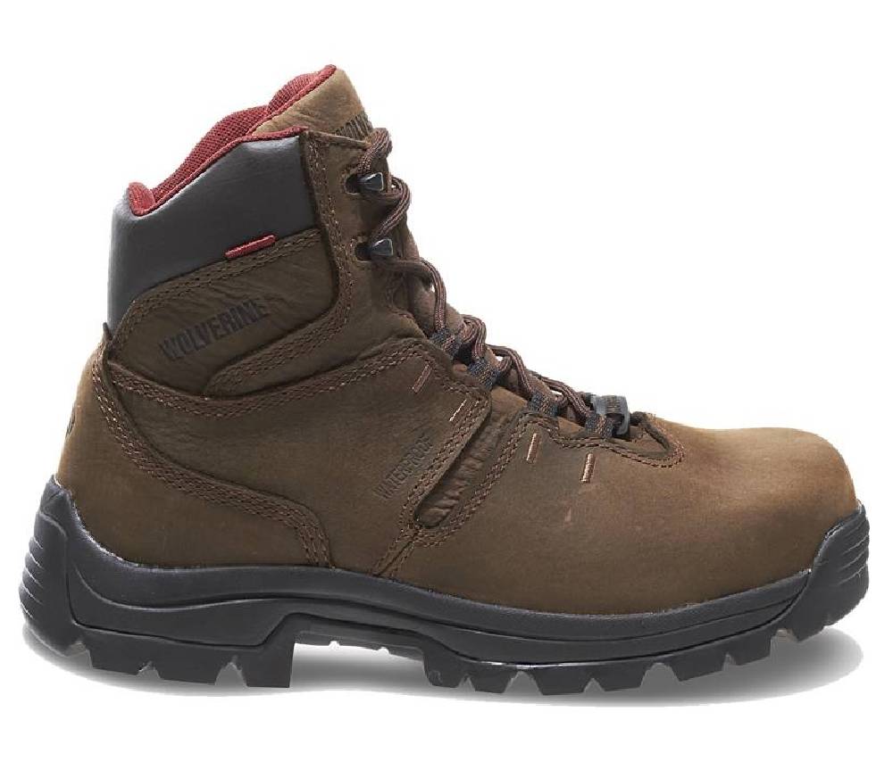 Men's Wolverine Bonaventure 6" Brown Steel-Toe Waterproof